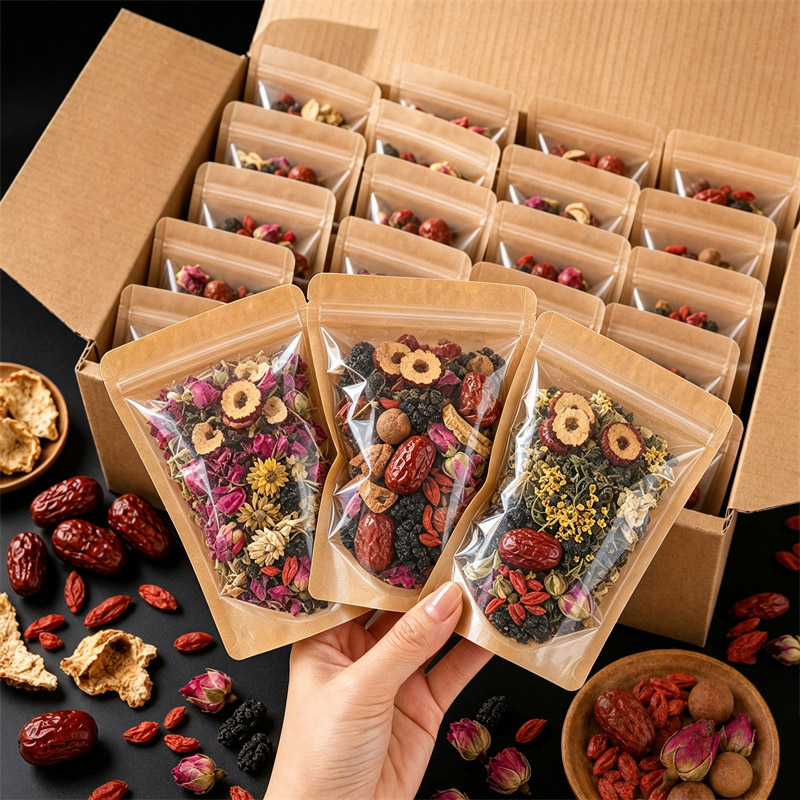 Food Or Snacks - 100 Uds. Bolsas de papel Kraft
