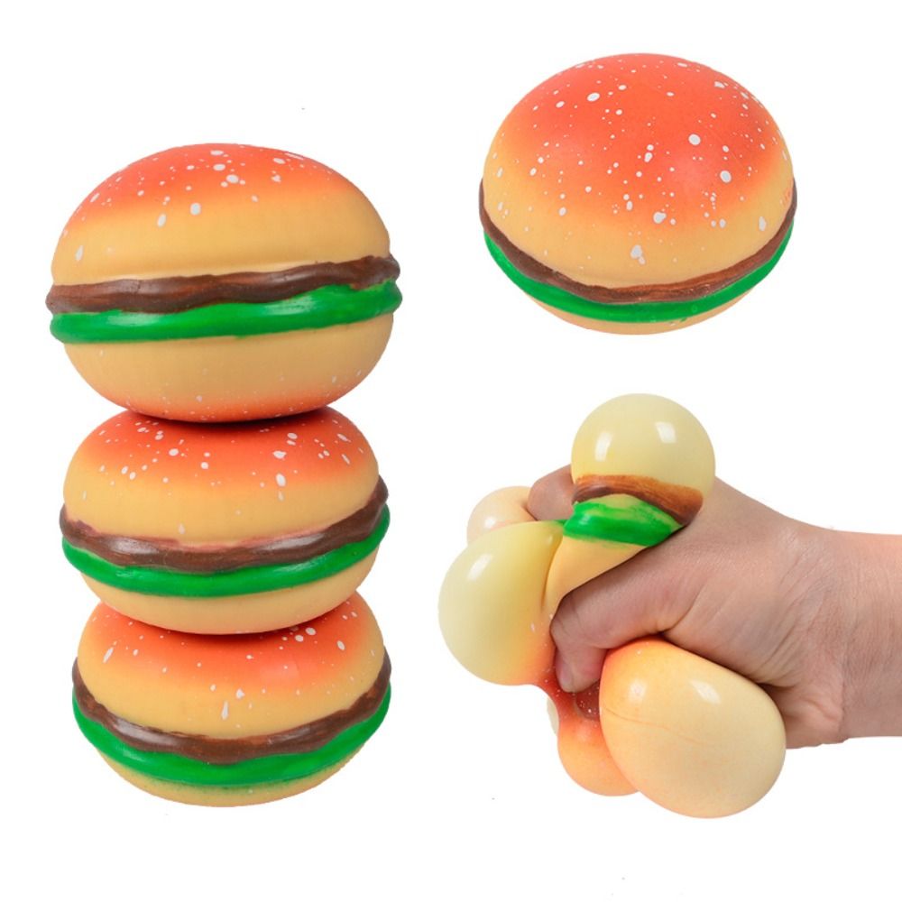 Food Xxl - Juguete de Hamburguesa Blandita, Juguete Antiestrés
