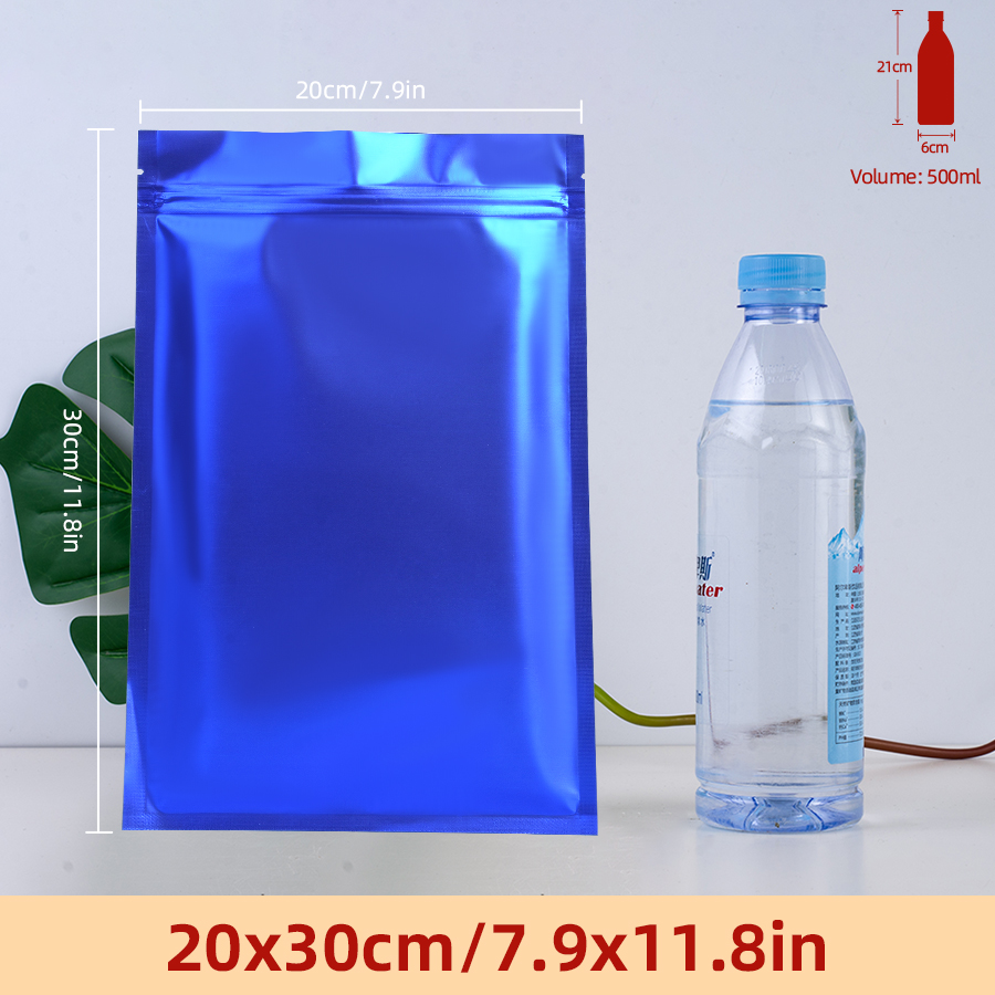 Food Snack - 100 unidades de bolsas con cierre