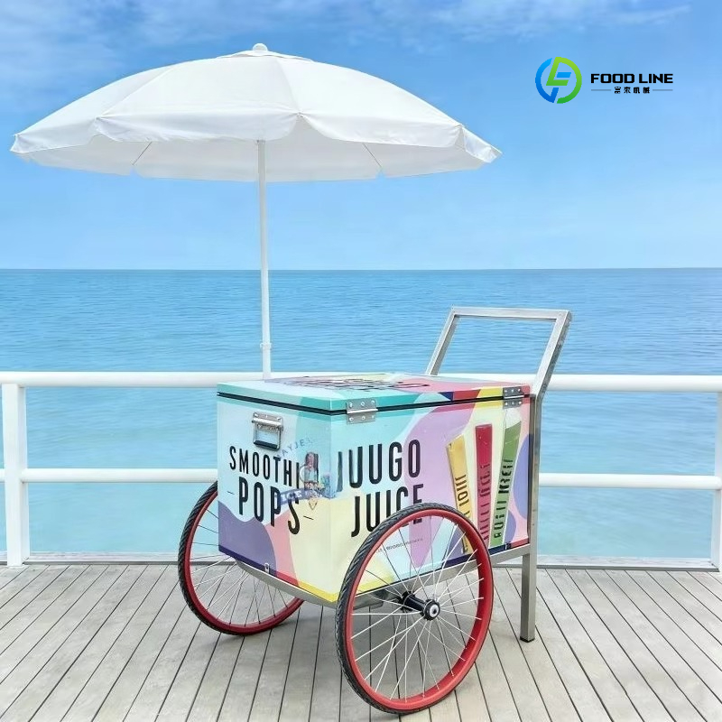 Quality Food Snacks - Carrito de Helados Móvil de Alta