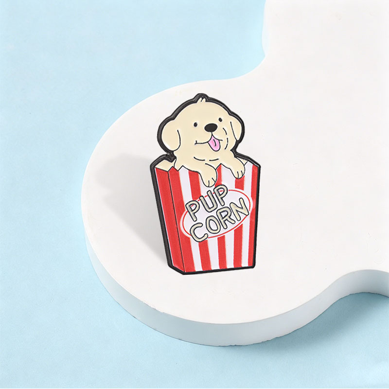Pupcorn Puppy Popcorn Pin Esma - Zinc Food Snacks reseña y precio