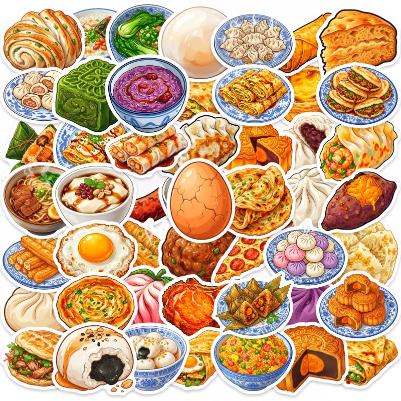 50 pegatinas de material DIY p - Food Or Snacks reseña y precio