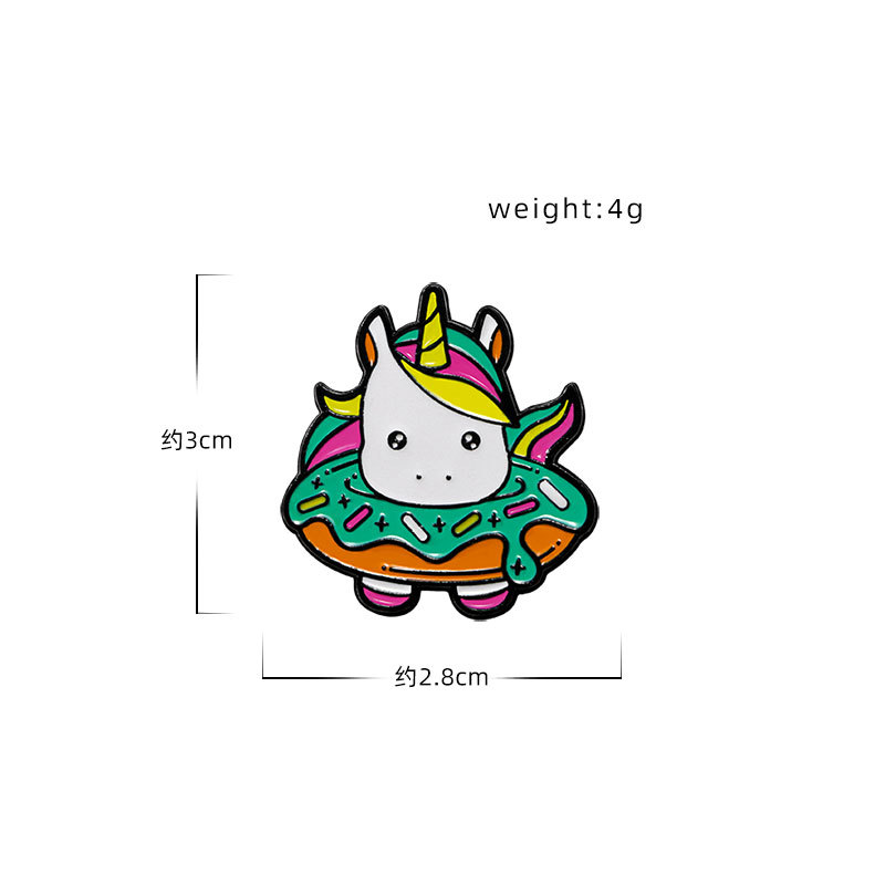 Broche de esmalte de unicornio - Zinc Food Snacks reseña y precio