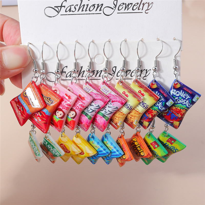 Aihua, novedad en moda, pendie - Zinc Food Snacks reseña y precio