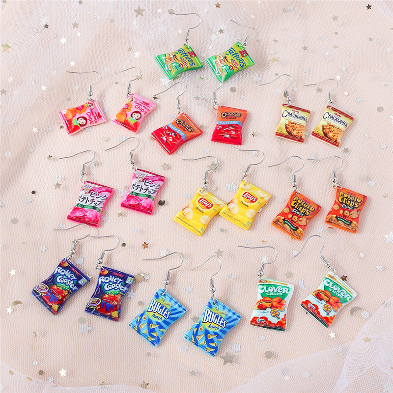 Aihua, novedad en moda, pendie - Zinc Food Snacks reseña y precio