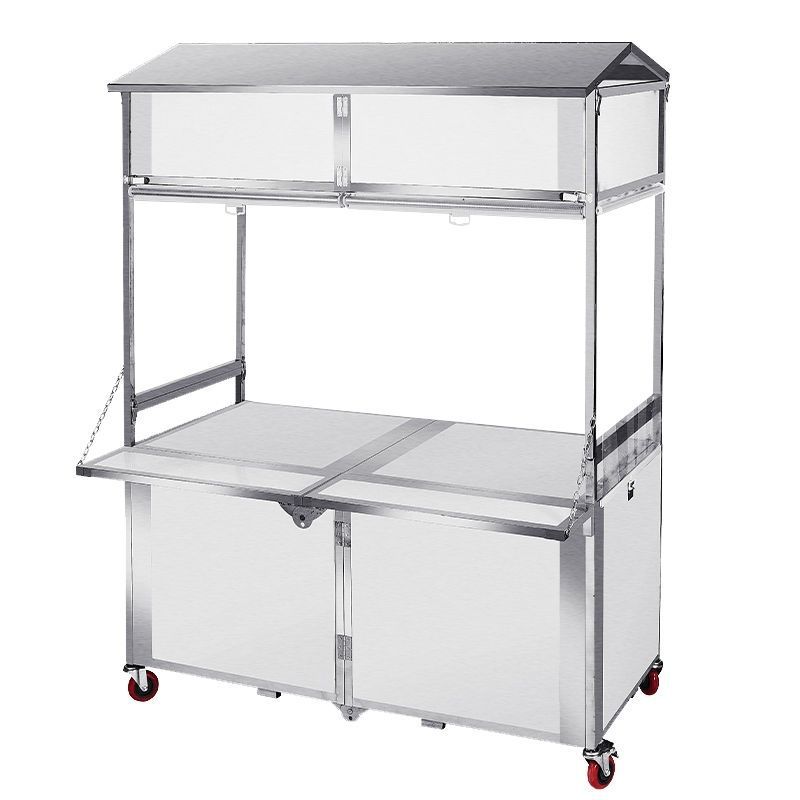 Carrito plegable para puesto d - Snacks Food Ready To Eat reseña y precio