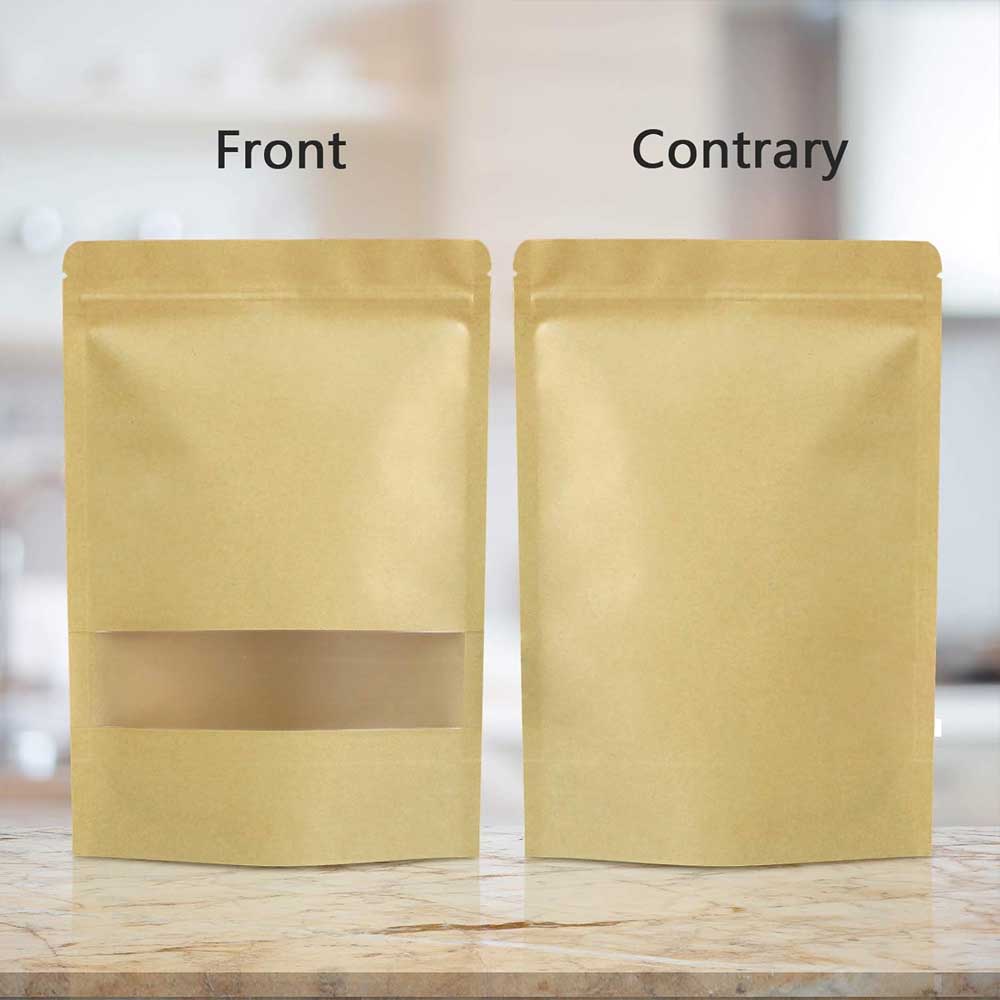 Bolsas de papel Kraft con crem - Food Or Snacks reseña y precio