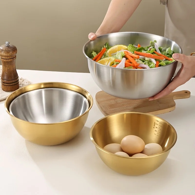 Juego de 3 Tazones de Acero In - Food Xxl reseña y precio